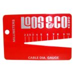 Loos & Co. GA-4 Cable Diameter Gauge | Blackburn Marine Sailboat & Rigging Tools